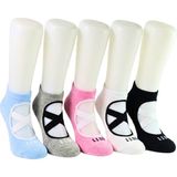 Carnaval Socks Pilates & Yoga Silikonlu Kaymaz Tabanlı 5\\\'li Patik Çorap Seti - 37 - 44 - Cok Renklı