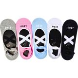 Carnaval Socks Pilates & Yoga Silikonlu Kaymaz Tabanlı 5'li Patik Çorap Seti - Cok Renklı - 37 - 44