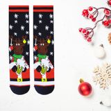 Carnaval Socks Siyah Kartanesi ve Noel Baba Desenli Havlu Çorap