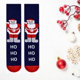 Carnaval Socks Siyah Noel Baba Desenli Havlu Çorap