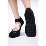 Carnaval Socks Siyah Renkli Pilates & Yoga Silikonlu Kazymaz Tabanlı Patik Çorap