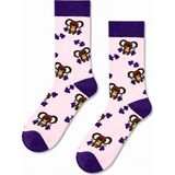 Carnaval Socks Sporcu Koala Desenli Pembe Mor Unisex Soket Çorap - Standart - Çok Renkli