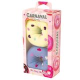 CARNAVAL SOCKS Unisex Donut Kutusu Hediye Çorap Seti, Renkli Tatlı Desenli Pamuk Çorap, 37-44 Beden, Donut Socks Box, 2 Adet