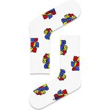 Carnaval Socks Vibes Yazılı Renkli Trend Çorap - Beyaz - 37 - 44