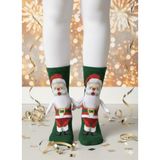 Carnaval Socks Yılbaşı Özel Mıknatıslı El Ele Tutuşan Noel Baba Çorabı Unisex 36–44 - Yeşil