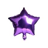 Carnaval Yıldız Folyo Balon Mor 45 Cm