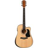 Carneville By Zoppran M7EQ Elektro Akustik Gitar - Kahverengi