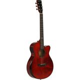 Carneville CD801 Akustik Gitar - Kırmızı