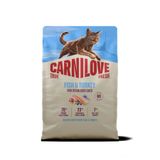 Carnilove TRUE FRESH Tahılsız Kısırlaştırılmış Yetişkin Kediler İçin Balık & Hindi Etli Kuru Mama 2 kg