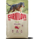 Carnilove True Fresh Tahılsız Yetişkin Küçük Irk Köpekler için Ördek Etli Kuru Mama 4 kg