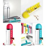 Carnivalland 600 ml Suluk 7 Günlük Ilaç Saklama Kabı Hazneli Ilaç Takip Düzenleyici Saklama Kutusu - 0,6 litre - Çok Renkli