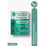 Carnizinc L-Karnitine 1000 mg + Çinko Desteği 30 Tablet