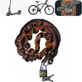 Caro (1204) Bisiklet Kilidi Kask Kilidi Scooter Kilidi 100 cm