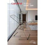 Carolina Gri Kalın Borulu Çamaşır Kurutmalık 8mm 310 Metal