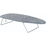 Carolina Gri Mini Seyahat Portatif Ütü Masası Isıya Dayanıklı Kumaş 33 x 90 cm Boyut