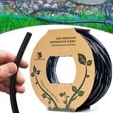 CARPATHEN 5/16 Damla Sulama Borusu - Ana Hat - (.40" OD x .32" ID) 30 m siyah PVC Su Hattı