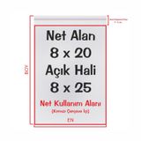 CarpCorn Şeffaf Bantlı Yapışkanlı Jelatin Poşet 8 x 20 + 5 CM - 8 x 25 CM 100 Adet