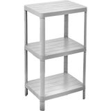 Carpe Kitchen 3 Katlı Modüler Dikdörtgen 29X38X71 cm Mutfak Rafı - Beyaz