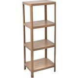 Carpe Kitchen 4 Katlı Modüler Dikdörtgen 29X38X100 cm Mutfak Rafı - Bej