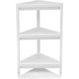 Carpe Kitchen Vesken 3 Katlı Modüler Üçgen Raf Ünitesi 33 x 44 x 71 cm Mutfak Rafı, Banyo Rafı - Beyaz
