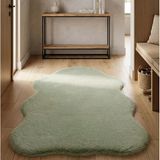 Carpet Dekor Peluş Yumuşak Dekoratif Halı Taş Rengi