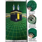 Carpetella 3 CM Kalın Süngerli Ortopedik Seccade Diz Ağrıtmaz Namazlık - Açık Yeşil - 70 x 120 cm