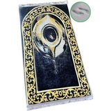 Carpetella 3 cm Kalın Süngerli Seccade Kabartmalı Diz Ağrıtmaz Namazlık - 70X120 cm - Sarı - 70 x 120 cm