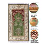 Carpetella 3 Cm Kalın Süngerli Yumuşak Seccade Yıkanabilir Çeyizlik Hediyelik Namazlık Katlanabilir (70X120CM)