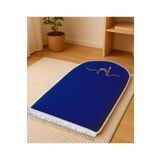 Carpetella 3 CM Süngerli Ortopedik Lüks Kadife Seccade Diz Ağrıtmaz Namazlık Suni Deri Tabanlı 70x120cm