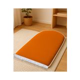 Carpetella 3 Cm Süngerli Ortopedik Lüks Kadife Seccade Düz Renk Desensiz Namazlık Suni Deri Tabanlı 70x120cm