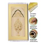 Carpetella 3cm Kalın Süngerli Yumuşak Seccade Diz Ağrıtmaz Çeyizlik Hediyelik Namazlık Katlanabilir (70X120CM)