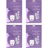 Carpex Pisuvar Koku Giderici Süzgeci 4'lü Set - Lavender