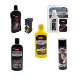 Carpi Set 1 Araç Bakım Seti ( Cilalı Şampuan,Krom Parlatıcı,Lastik Parlatıcı, Süt Krem, Etiket Sökücü)
