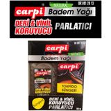 Carpi Vinil Deri Koruyucu Lastik Parlatıcı Badem Yağı-süngerli
