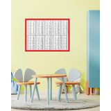 ÇARPIM TABLOSU 07 PLEKSİ 3mm 70x50 cm Uzun Ömürlü Kullanım İçin İdeal Çözüm