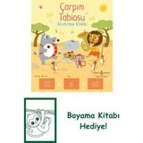 Çarpım Tablosu Alıştırma Kitabı + Boyama Kitabı