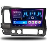 Carplayer Honda Civic Fd6 2007-2011 Uyumlu Android Multimedya 6gb Ram 128GB Hafıza