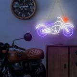 carpopo Neon Tabela, Duvar Dekoru için Motosiklet Neon Tabelaları, Garaj Oyun Odası Erkek Mağarası için USB Powered Led Tabela, Tamirhane Atölyesi Atölyesi için Neon Tabela Pub Bar Parti Duvar Dekoru Erkekler
