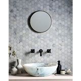 Carrara Beyaz Cilalı Mermer Çanak Lavabo Ntrvs33