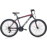 Carraro 2023 Speed 260 Dağ Bisikleti 21 Vites 26 inç Jant Erkek Kullanıcı İçin Tasarlandı - Siyah - Kırmızı - 46 CM