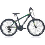 Carraro 24J Carraro Speed 240 Dağ Bisikleti - Mat Siyah Yeşil(Alüminyum) - Siyah - Yeşil
