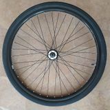 Carraro 26x1.50 Xlc Lastik+ Jant Tel Örülü İnce Tekerlek Ön Şehir Dısk Uyumlu