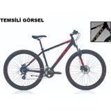 Carraro 27.5j Carraro Force 770C Dağ Bisikleti - Mat Siyah Altın Kırmızı - 43 Kadro - Mat Siyah - Kırmızı