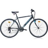 Carraro Active 280 28 Jant 21 Vites 49 cm V-Fren Şehir Bisikleti- Mat Siyah - Koyu Gri - Mavi - Siyah - Beyaz - Açık Mavi