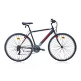 Carraro Active 280 490H V 28 Jant 21 Vıtes Mat Siyah Koyu Gri Kırmızı Erkek Şehir Bisikleti