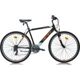 Carraro Active 290 V Fren 21 Vites 28 Jant Şehir Bisikleti Siyah Turuncu Mavi 49 Kadro - Çok Renkli