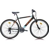 Carraro Active 290 V Fren 21 Vites 28 Jant Şehir Bisikleti Siyah Turuncu Mavi 49 Kadro