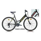 Carraro Active 292 28 Jant V Fren Kadın Şehir Bisikleti - Siyah - Turkuaz