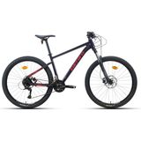Carraro Crx 724 27,5" 24-V Hd Dağ Bisikleti - Karanlık Mor-Kırmızı - 36 cm