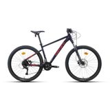Carraro Crx 724 Erkek Dağ Bisikleti 400H Hd 27.5 Jant 24 Vites Karanlık Mor Kırmızı